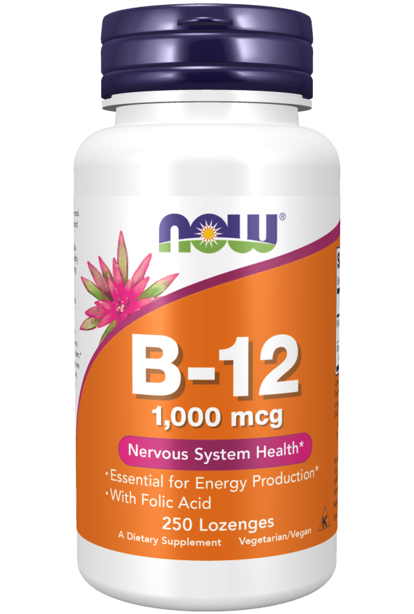 B-12 1,000 mcg - 250 Lozenges