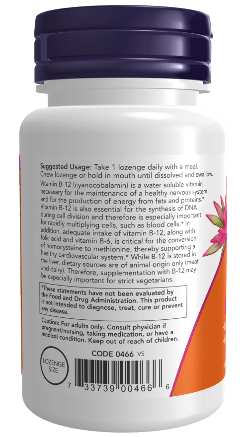 B-12 1,000 mcg - 250 Lozenges