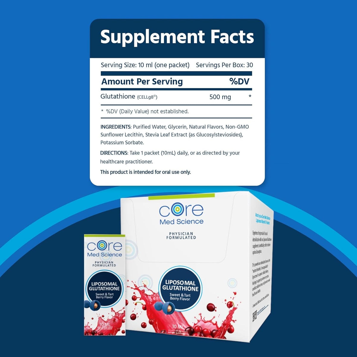 Liquid Liposomal Glutathione - 30 Single-Serve Packets