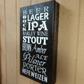Mini Craft Beer Gun Storage Sign