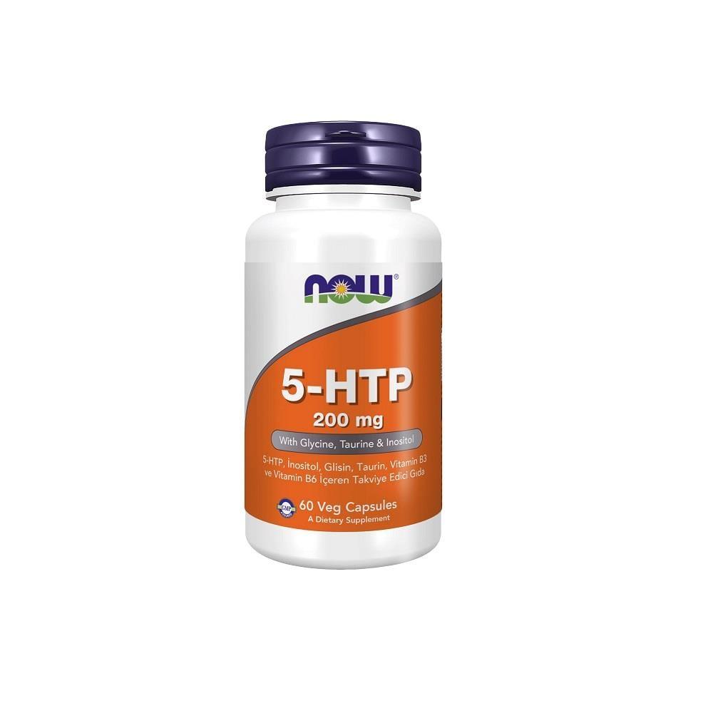 NOW 5-HTP 200 mg - 60 Capsules