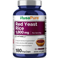 NusaPure Red Yeast Rice - 180 Veggie Capsules