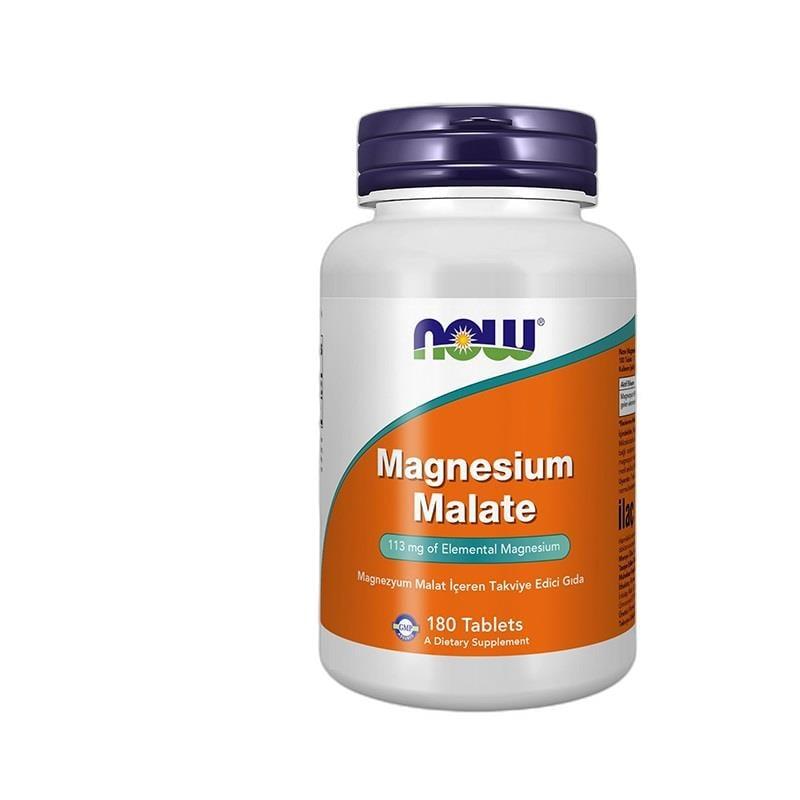 NOW Foods Magnesium Malate 1000 mg - 180 Tablets